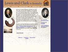 Tablet Screenshot of lewisandclarkinkentucky.org